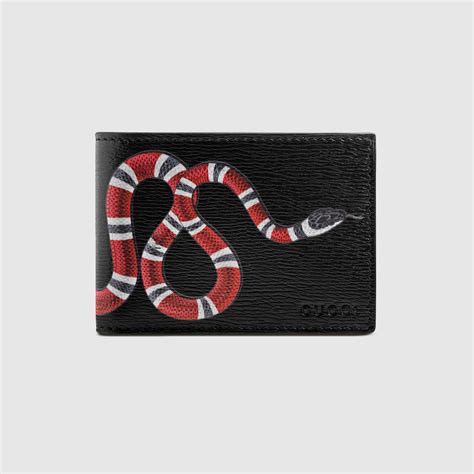 men gucci wallet black|Gucci wallet snake original.